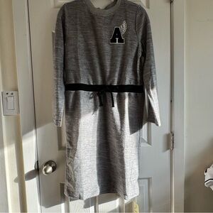 Varsity Long sleeve Sweater Dress Size Medium NWT